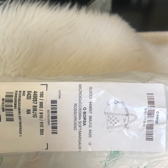 GUCCI Microguccissima Large Red Leather Satchel - Picture 9 of 12